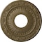 Ekena Millwork Nadia Ceiling Medallion (Fits Canopies up to 4 7/8"), 12 1/8"OD x 3 5/8"ID x 7/8"P, Mississippi Mud CM12NAMMF - alternate 1